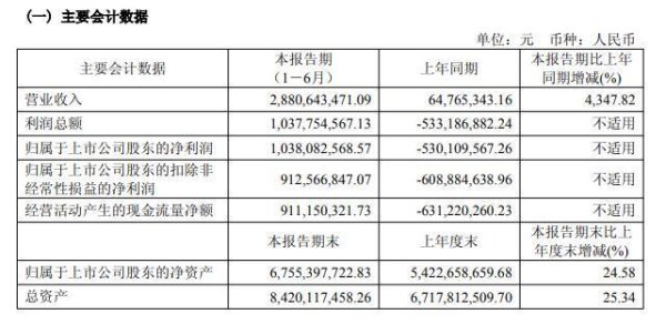 天盈财富 股价飙升！寒武纪上半年营收暴增43倍